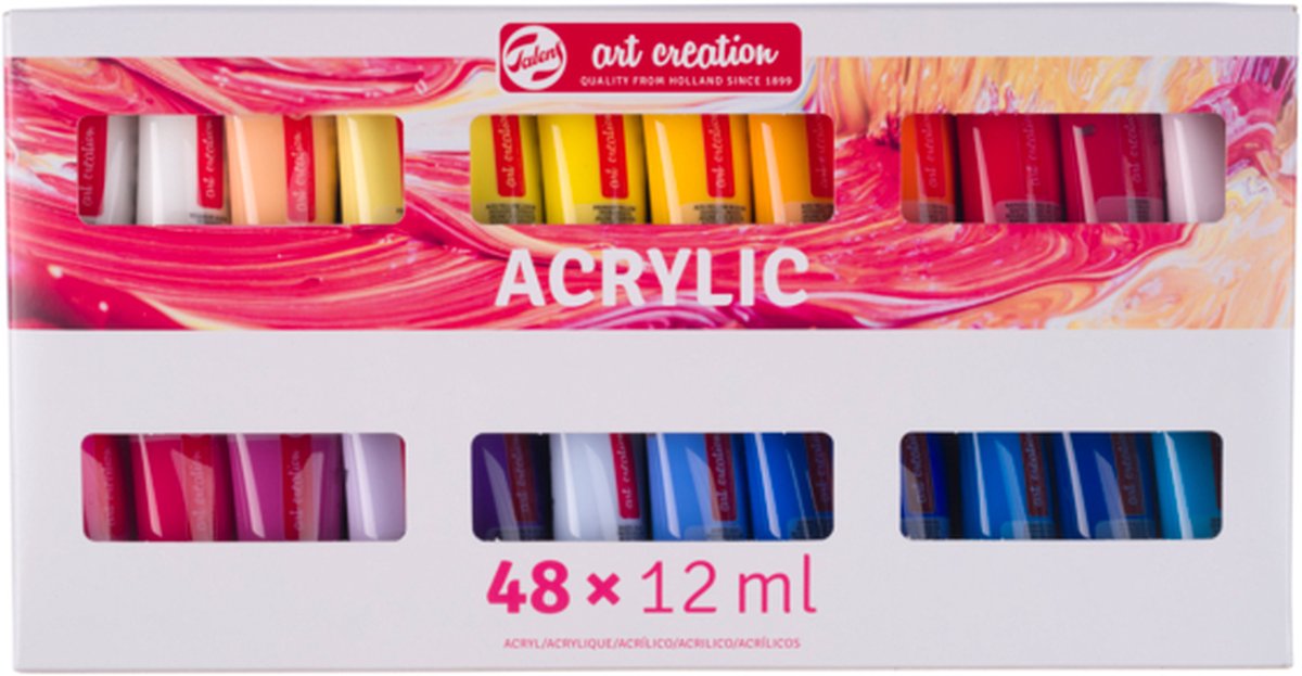 Talens Art Creation Acrylverf set | 48 x 12 ml